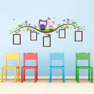 Boys / Girls Nursery Wall Decal baby picture frame